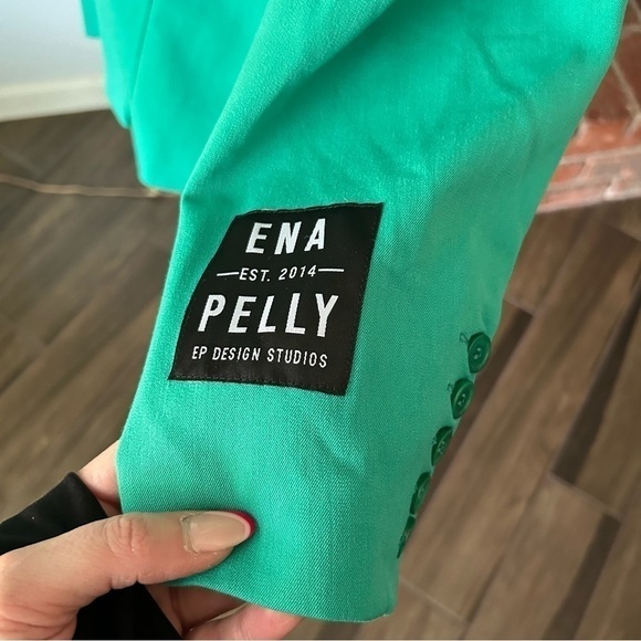 NWT Ena Pelly Jolie Blazer in Evergreen Sz 6 - Picture 10 of 11